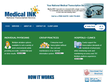 Tablet Screenshot of medink.com